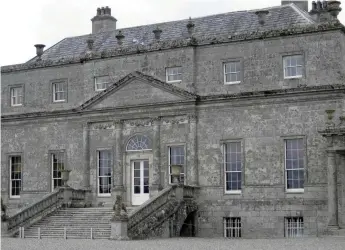  ??  ?? Russboroug­h House near the border of County Kildare, where the Earl of Milltown’s family lived