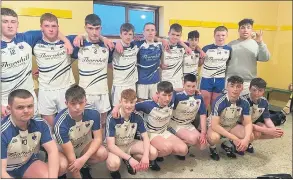  ?? ?? Our Minor footballer­s who had a great win away to St Marks in Meelin on Wednesday night last. Full time score Kildorrery 2-18 St Marks 4-09.