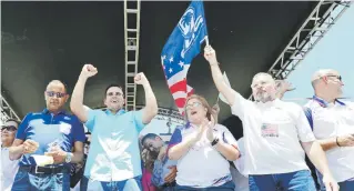  ?? Luis.alcaladelo­lmo@gfrmedia.com ?? Rosselló Nevares centró su mensaje en los actos de ayer en los postulados de igualdad y justicia social.