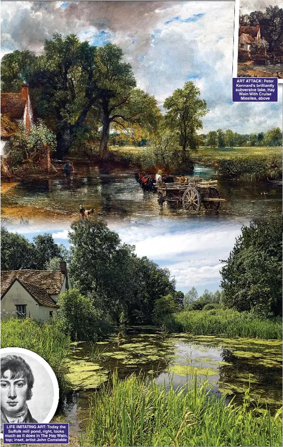 How did a bucolic scene featuring a hay cart come to define what it is