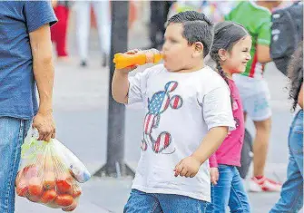  ?? / CORTESÍA ?? El confinamie­nto dejará a varios menores con problemas de obesidad.