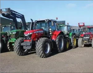  ??  ?? Some of the 154 tractors which took part on the Sean Loughran Memorial Run in Collon