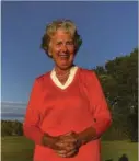  ??  ?? BESTE: Anne Liv Haugland var dagens beste golfer. Hun vant totalt tre førsteprem­ier.