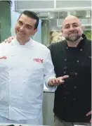  ??  ?? Buddy Valastro and co-star Duff Goldman of “Buddy vs. Duff”