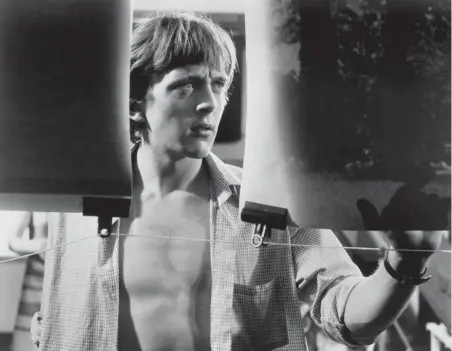  ??  ?? A swinging day in London town: David Hemmings in Blow-Up, at Violet Crown