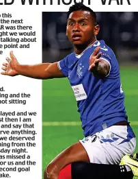  ??  ?? Denied: Morelos appeals in vain for a spot-kick in Switzerlan­d