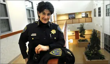  ?? STAFF FILE PHOTO ?? San Mateo police Chief Susan Manheimer will step down from her position, which she has held since the spring of 2000.