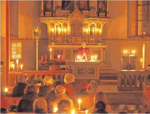  ?? FOTO: HELMUT VOITH ?? Für den Erhalt der St. Vitus haben sich die Bewohner sehr eingesetzt.