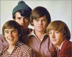  ??  ?? The Monkees – Davy Jones, Mike Nesmith, Micky Dolenz and Peter Tork.