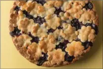  ?? GORAN KOSANOVIC, FOR THE WASHINGTON POST ?? Passover Blueberry Pie.