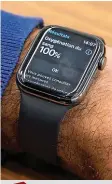  ??  ?? Vidéo de l’Apple Watch Series 6 sur notre app.