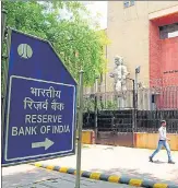  ?? RAMESH PATHANIA/MINT ?? The Reserve Bank of India had kept key interest rates unchanged at the last MPC meeting held in April.