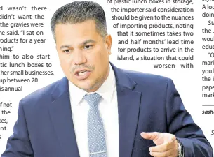  ?? FILE ?? Senator Matthew Samuda, minister with responsibi­lity for the environmen­t.