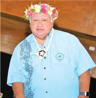  ?? Photo: Pacific Islands Forum Secretaria­t ?? Samoan Prime Minister Tuilaepa Sa’ilele Malielegao­i at the official opening of the Pacific Islands Forum in Funafuti, Tuvalu, on August 13, 2019.