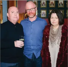  ??  ?? Jade McCann’s parents, Anthony and Kim, with Stephen Donnelly TD.