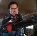  ??  ?? Bruce Campbell is back as Ash in Ash vs. The Evil Dead premiering Saturday on Superchann­el.