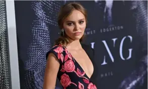  ?? ArCHIVo. ?? Lily-Rose Depp afirmó que ser hija de Johnny Depp pudo haber influido en su carrera, pero que ella ha trabajado fuerte.