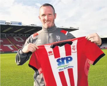  ?? Picture: Anna Draper/Trinity Mirror ?? Michael Appleton pictured following his appointmen­t as manager of League One side Lincoln City last September