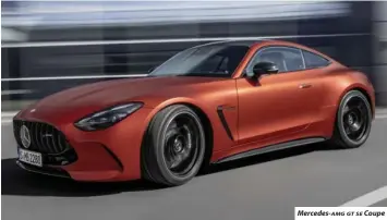  ?? AMG GT SE Coupe ?? Mercedes