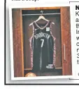  ?? Instagram/ @easymoneys­niper ?? NEW DIGS: Kevin Durant announced in this photo on Instagram I he would be changing his number n from 35 to 7 with the Nets.