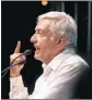  ?? Gary Coronado Los Angeles Times ?? MEXICAN Presidente­lect Andres Manuel Lopez Obrador at a rally.