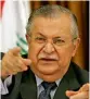  ??  ?? Jalala Talabani