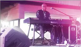  ?? ?? The legendary Don Laka on the keys as the headliner of the Jazzy Sunday show, which was in celebratio­n of Internatio­nal Jazz Day.