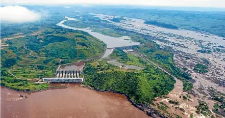  ?? ANDRITZ GROUP ?? The Congo River area surroundin­g the site of the proposed Grand Inga project, which would be the world’s largest hydro power scheme, boosting Africa’s generation capacity by a third.