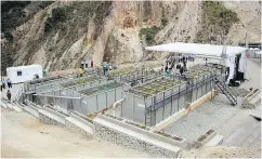  ?? ECO ORO MINERALS CORP. / CNW GROUP ?? An Eco Oro waste water treatment plant. The company is embroiled in governance issues.