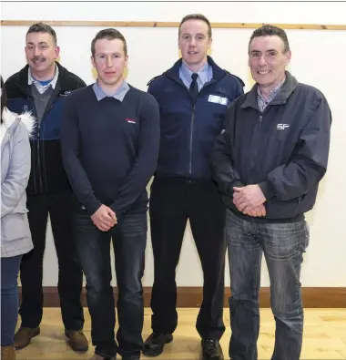  ??  ?? on, Rita Finn, Alma Jennings, Lorraine Kelly, Cllr Thomas Healy, Declan Scanlon, Garda Tony Lavin and Kieran Finn.