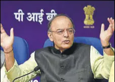  ?? HT ?? Finance Minister Arun Jaitley in New Delhi on Thursday