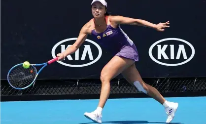  ?? Photograph: Kim Hong-Ji/Reuters ?? Peng Shuai at the Australian Open in Melbourne in January 2020.