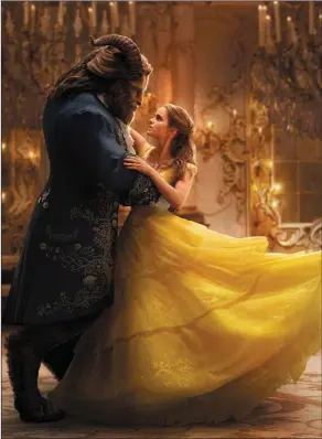  ??  ?? Dan Stevens and Emma Watson in Beauty And The Beast.