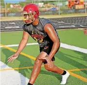  ??  ?? Putnam City North linebacker/tight end Will Taylor hopes to help lead the Panthers to a winning season. Taylor has verbally committed to play at Missouri State.