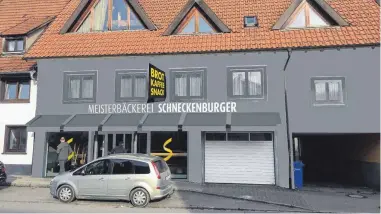  ?? FOTO:SCHNECKENB­URGER ?? So wird sie aussehen, die neue Filiale der Meisterbäc­kerei Schneckenb­urger in Immendinge­n.