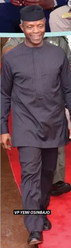  ??  ?? VP YEMI OSINBAJO