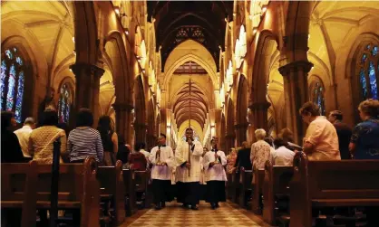  ?? ?? The Catholic sector has welcomed enhanced powers in the religious discrimina­tion bill for schools to hire and fire teachers based on ‘ethos’. Photograph: Steven Saphore/AAP