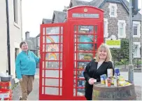  ??  ?? Community spirit A‘village larder’has been created in Muthill - just one of many across the region