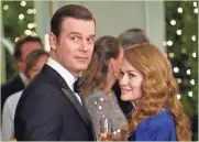  ?? ABC ?? Peter Krause and Mireille Enos star in “The Catch.” The ABC drama returns in March.