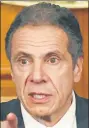  ??  ?? Gov. Cuomo