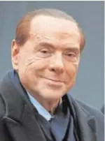  ?? EFE ?? Silvio Berlusconi