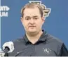  ?? STEPHEN M. DOWELL/STAFF PHOTO ?? UCF coach Josh Heupel helped bolster his offensive line with his team’s signings on Wednesday.