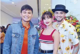  ??  ?? Matteo Guidicelli, Coleen Garcia and Billy Crawford.