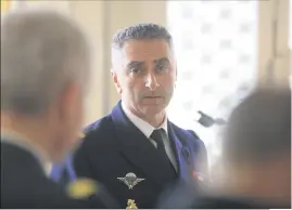  ?? (Photo Frank Muller) ?? Le colonel Joël Molera, commandant le groupement de gendarmeri­e maritime de Méditerran­ée, a annoncé la formation d’unités capables de répondre le plus rapidement possible à un attentat sur un navire ou à quai.