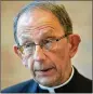  ?? CHRISTOPHE­R MILLETTE / ERIE TIMES-NEWS ?? Erie, Pa., Bishop Lawrence Persico apologized Tuesday to abuse victims and shared what his diocese is doing to end such abuse.