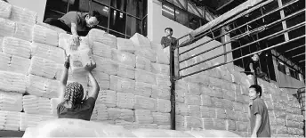  ??  ?? As for the domestic demand for sugar, it expected the consumptio­n of refined sugar in Malaysia to be 1.4 million tonnes this year compared with 1.328 million tonnes back in 2009.