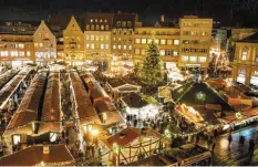  ?? Archivfoto: Ulrich Wagner ?? „Ein Weihnachts­markt ist keine Saufparty“, sagt der Schaustell­erverband. Im Bild der Christkind­lesmarkt in Augsburg.