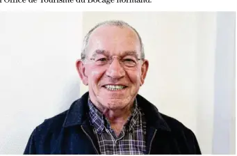  ??  ?? Marcel Bonnevalle a été élu président par intérim de l’Office de Tourisme du Bocage normand, en remplaceme­nt de Catherine Godbarge, actuelleme­nt en arrêt maladie.