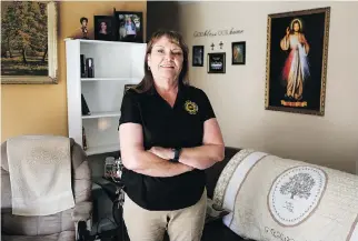  ??  ?? AMY OSBORNE/WASHINGTON POST Joyce Thomas-Villaronga, president of a United Auto Workers chapter in Sacramento, Calif., says current furor over sexual harassment has left people “finding their way in a new system.”