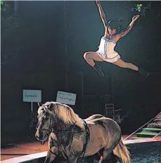  ?? FOTO: STEFANIE BÖCK ?? Atemberaub­ende Szenen verspricht die Pferdeshow „Equus“.